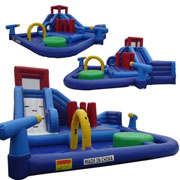 commercial grade inflatable water slides